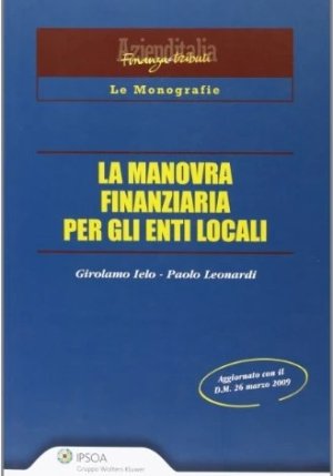 Manovra Finanziaria Per Gli En fronte