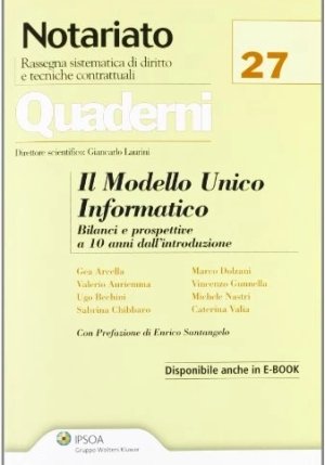 Modello Unico Informatico (il) fronte