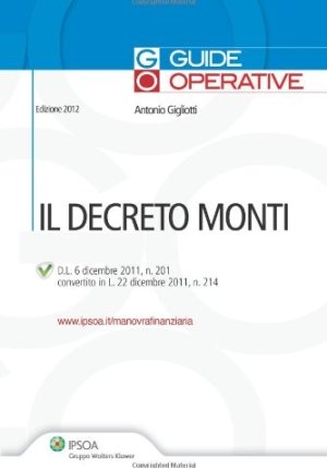 Decreto Monti (il) fronte