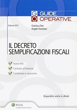 Decreto Semplificazioni Fiscal fronte