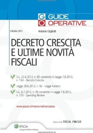 Decreto Crescita E Ultime Novi fronte