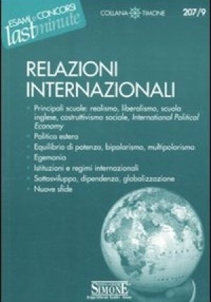 207/9  Relazioni Internazionali fronte