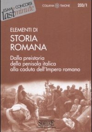 233/1  Elementi Di Storia Romana fronte