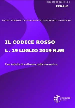 Codice Rosso L. 19.7.19 N.69 fronte