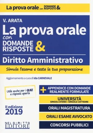 La Prova Orale - Diritto Amministrativo fronte