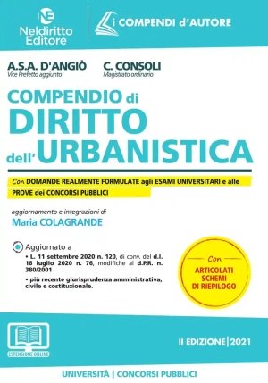 Compendio Diritto Dell'urbanistica 2021 fronte