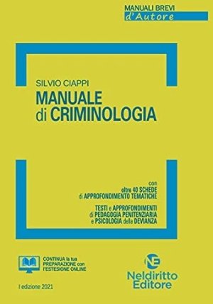 Manuale Di Criminologia fronte