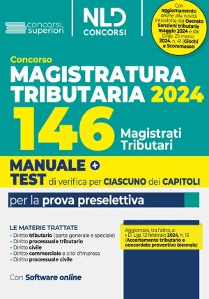 146 Magistrati Tributari 2024 Manuale fronte