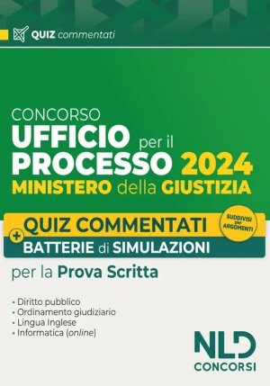 Ufficio Del Processo 2024 Quiz Min.giust fronte