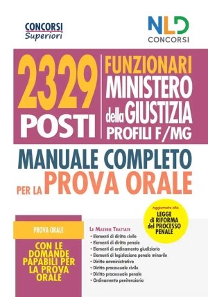 2329 Funzionari Min.giustizia Prof.fmg fronte