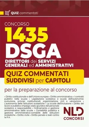 1435 Direttore Servizi Dsga Quiz 2024 fronte