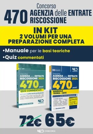 Kit 470 Agenzia Entrate 2vol. 2024 fronte