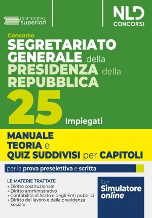 25 Impiegati Segretariato Gen.presidenza fronte