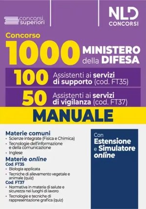 100 Assistenti E 50 Ass.ministero Difesa fronte