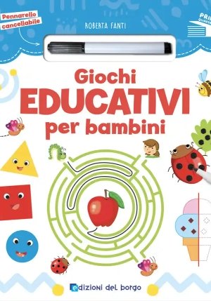 Giochi Educativi Per Bambini. Con Pennarello Cancellabile fronte