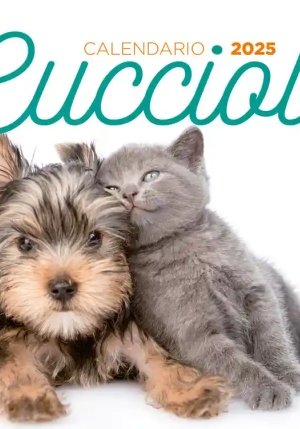 Cuccioli. Calendario Desk 2025 fronte