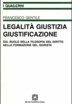 Legalita' Giustiziagiustificaz fronte