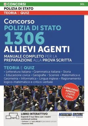 Concorso Polizia Stato 1306 Allievi Ag. fronte