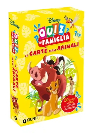 Carte Degli Animali. Quiz In Famiglia. Ediz. A Colori. Con 50 Carte (le) fronte