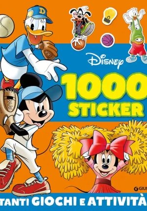 Mickey E Lo Sport. 1000 Sticker fronte