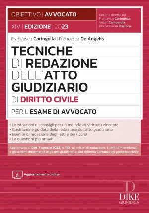 Tecniche Redazione Atto Giud.civile 2023 fronte