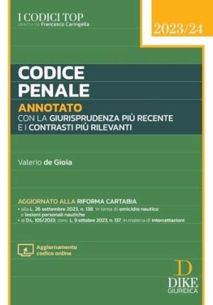 Codice Penale Annotato + Contrasti fronte