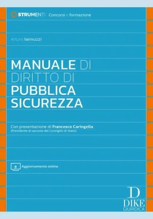 Manuale Diritto Pubblica Sicurezza fronte