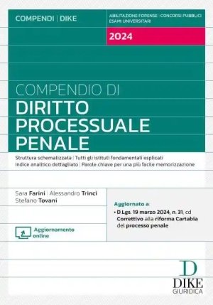 Compendio Dir.processuale Penale 2024 fronte