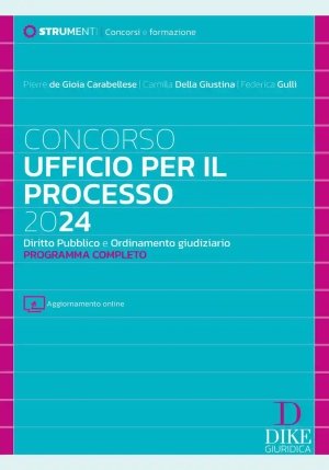 Concorso Ufficio Del Processo 2024 fronte