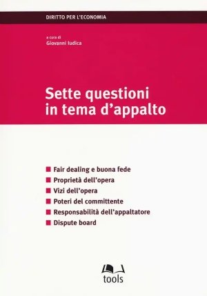 Sette Questioni In Tema Di Appalti fronte