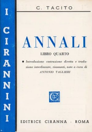 Annali - Lib. Iv fronte