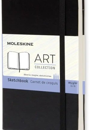 Art Sketchbook Pocket Black fronte