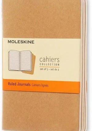 Cahier Jnls Pocket Ruled Kra.brown fronte