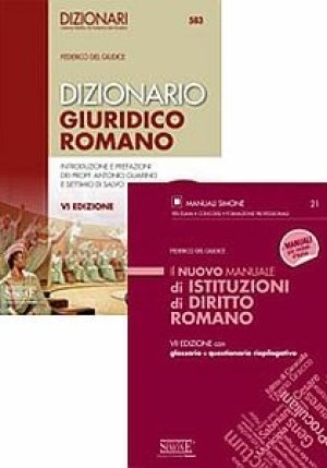 Kit 2v - Dizionario Giuridico Romano + Manuale Diritto Romano fronte