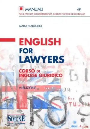 English For Lawyers. Corso Di Inglese Giuridico fronte