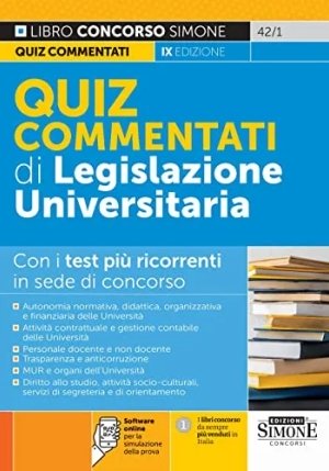 Quiz Commentati Legislazione Universit. fronte