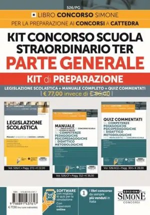 Kit Scuola Straord.ter Parte Gener.3vol. fronte