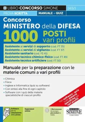 1000 Posti - Ministero Giustizia - Profili Vari - Manuale fronte