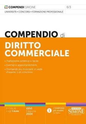 Compendio Diritto Commerciale 26ed. fronte