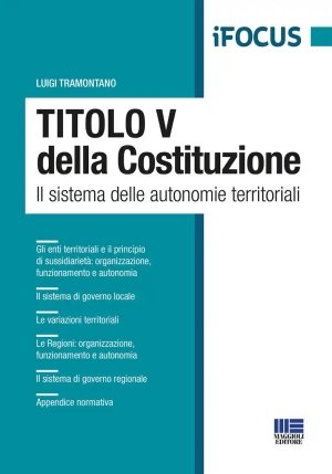 Focus Titolo V Della Costituzione fronte