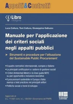 Manuale Criteri Sociali Appalti Pubblici fronte