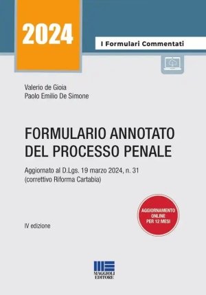 Formulario Annotato Del Processo Penale fronte