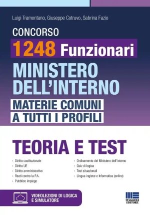 1248 Funzionari Min.interno Teoria Test fronte