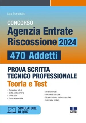 470 Addetti Agenzia Entrate 2024 fronte