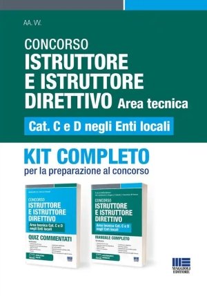 Kit 2v - Concorso Istruttore Direttivo Area Tecnica (c E D) fronte