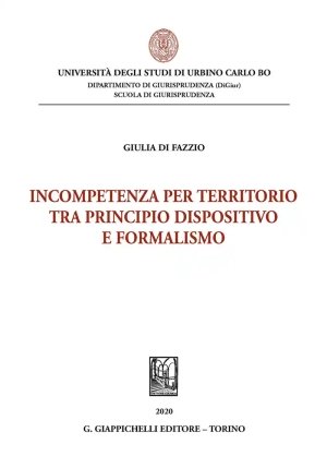 Incompetenza Per Territorio fronte