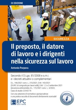 Preposto Datore Lavoro Dirig.sic.lav.9ed fronte