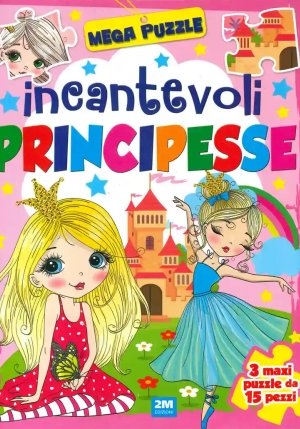 Incantevoli Principesse. Mega Puzzle fronte