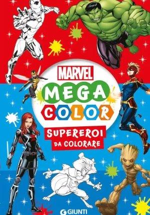 Mega Color Marvel. Supereroi Da Colorare fronte