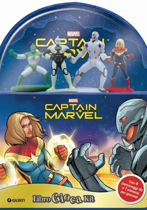 Captain Marvel. Libro Gioca Kit fronte